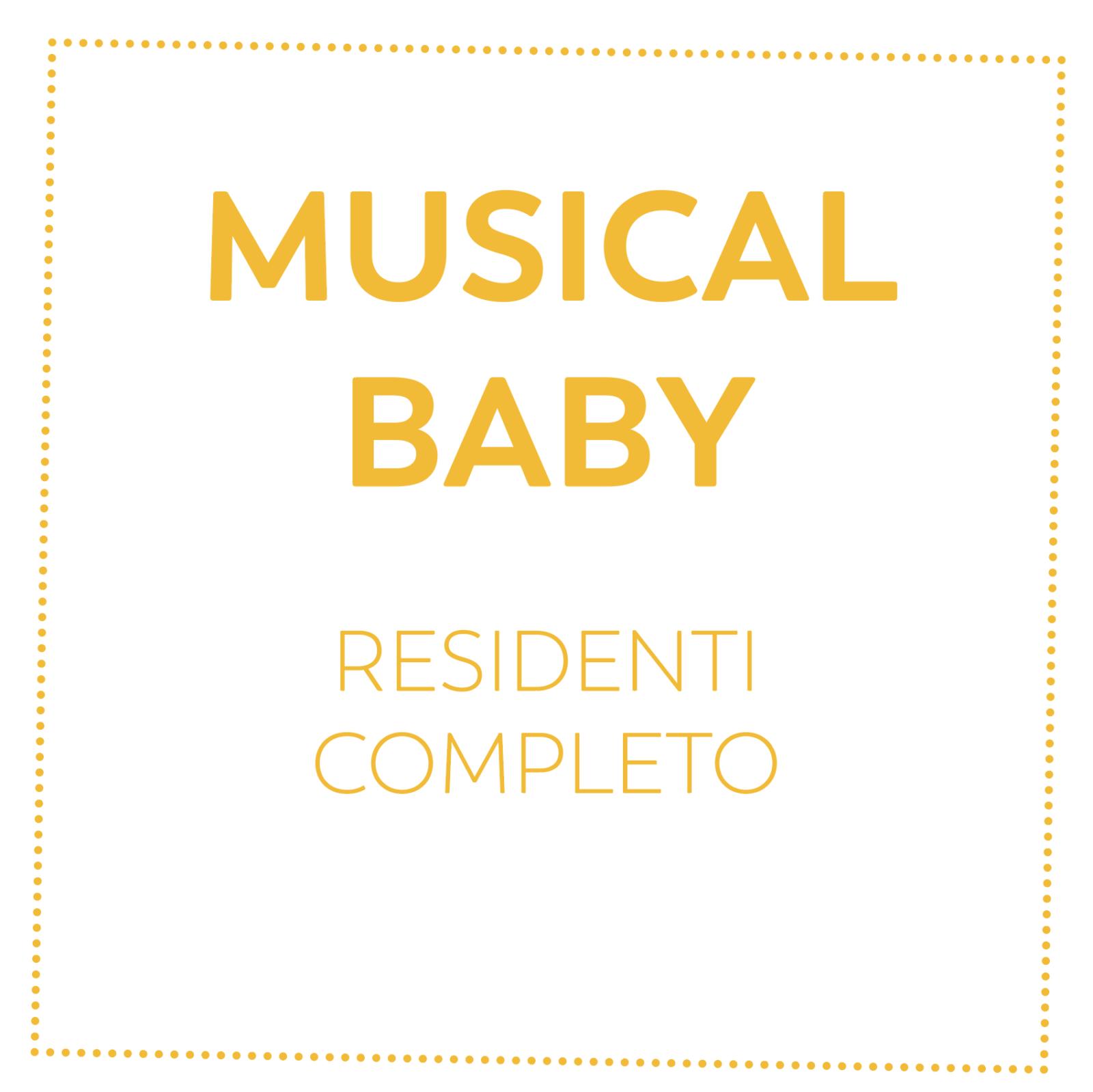 MUSICAL BABY - RESIDENTI - COMPLETO