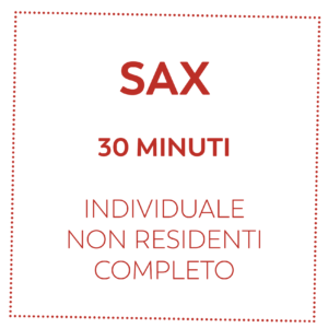 SAX 30 MIN - NON RESIDENTI - COMPLETO