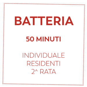 BATTERIA 50 MIN - RESIDENTI - 2^ RATA
