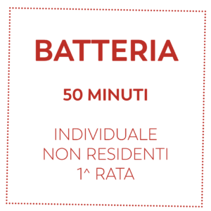BATTERIA 50 MIN - NON RESIDENTI - 1^ RATA