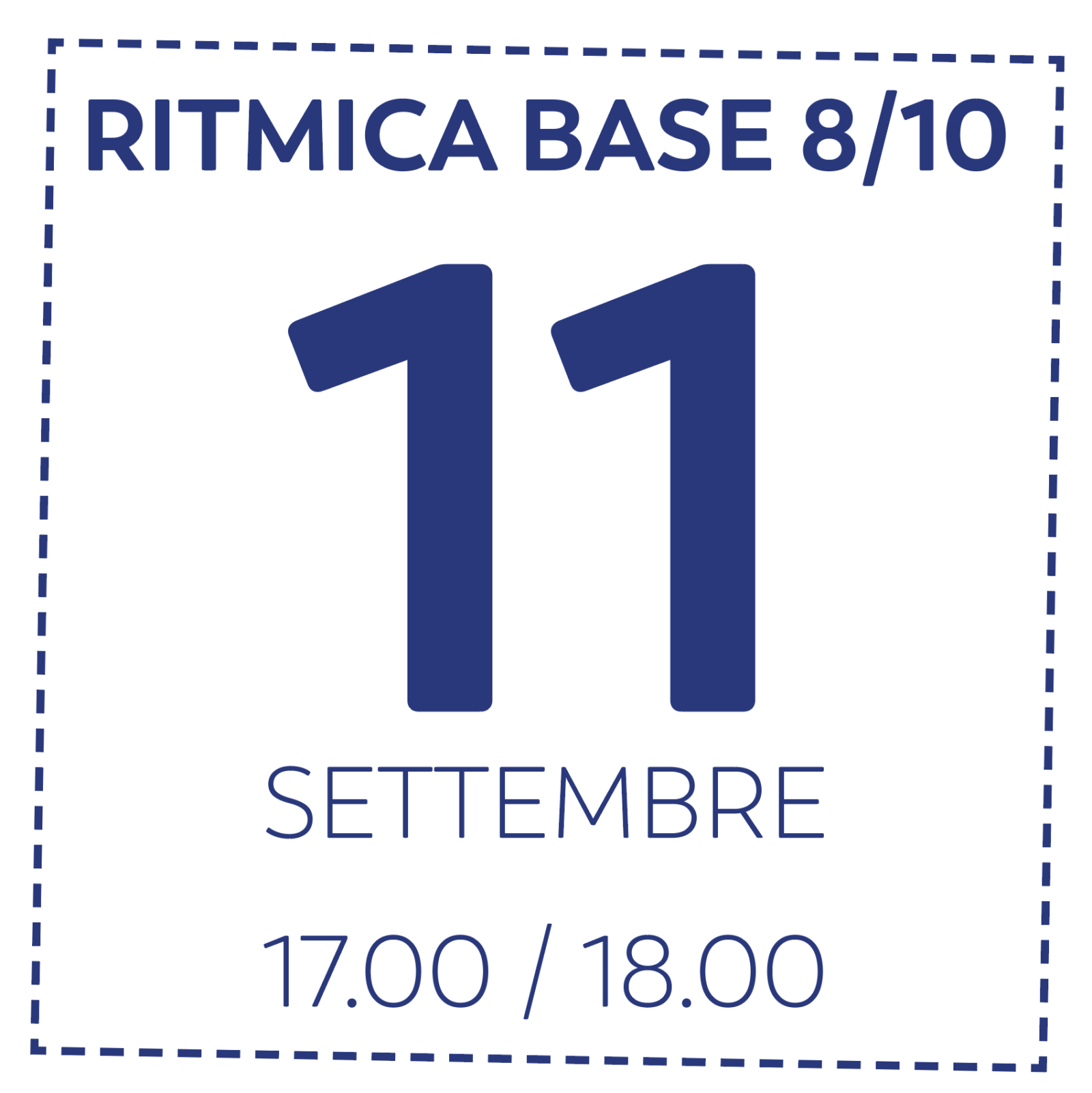 OD RITMICA BASE 8/10 - 11/9