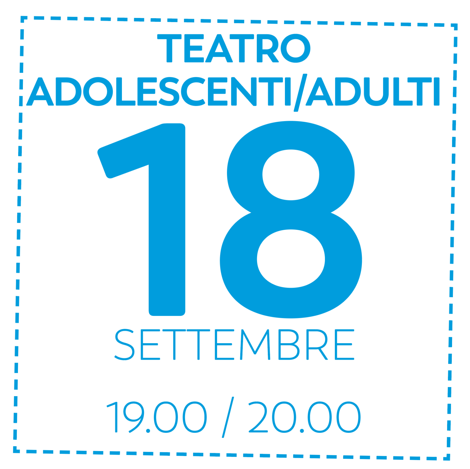 OD TEATRO ADOLESCENTI / ADULTI - 18/9